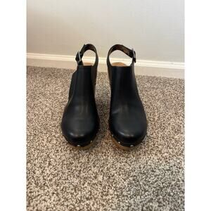 Kork-Ease Darby clogs Black Leather Women’s Shoe Size 7